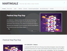 Tablet Screenshot of martingale-music.com